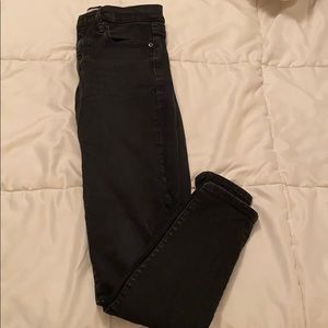 GAP high rise black jeans